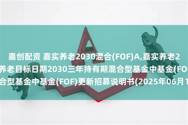 嘉创配资 嘉实养老2030混合(FOF)A,嘉实养老2030混合(FOF)Y: 嘉实养老目标日期2030三年持有期混合型基金中基金(FOF)更新招募说明书(2025年06月17日更新)