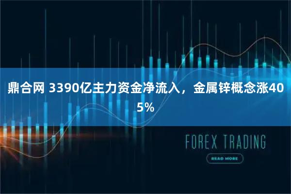 鼎合网 3390亿主力资金净流入，金属锌概念涨405%